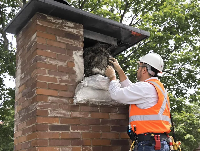 Humane removal of debris and animals by Miami Beach Chimney Sweep in Miami Beach, FL