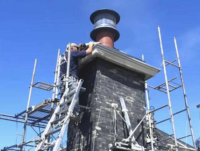 Sturdy chimney crown finished by Miami Beach Chimney Sweep in Miami Beach, FL