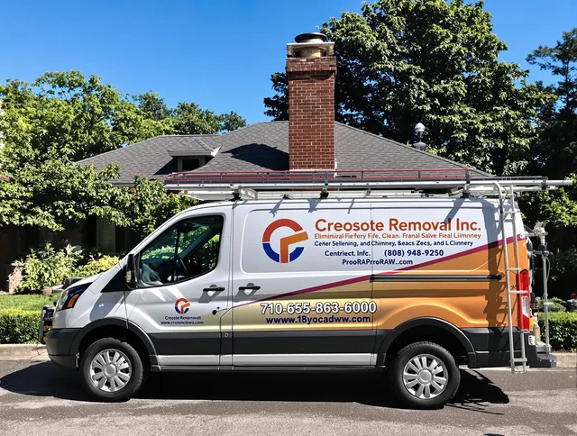 Miami Beach Chimney Sweep technician removing creosote safely in Miami Beach, FL