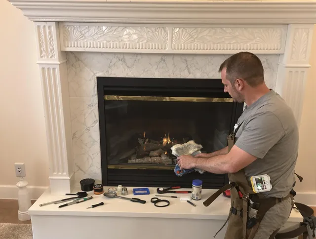 Miami Beach Chimney Sweep performing fireplace maintenance in Miami Beach, FL